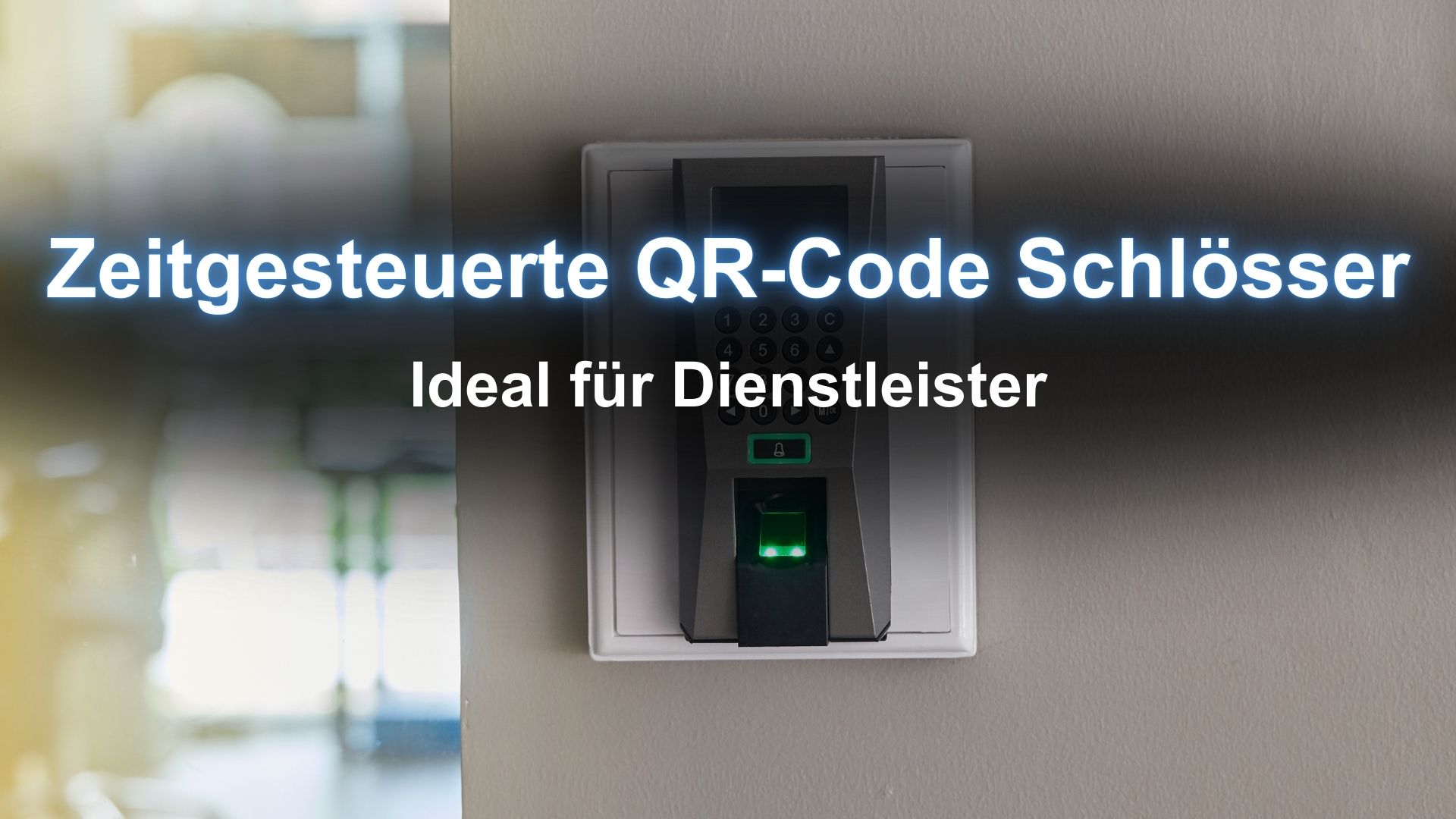 UMTS Media Service Zeitgesteuertes QR-Code Türschloss Ideal für Dienstleister